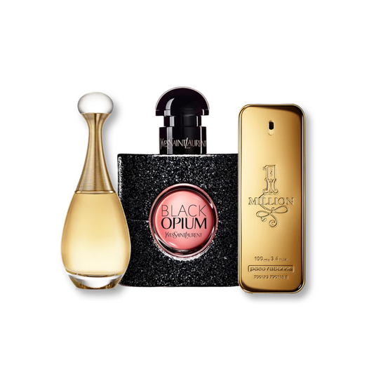 Pack 3 perfumes - Dior J'adore, One Milion y Black Opium - 100ML